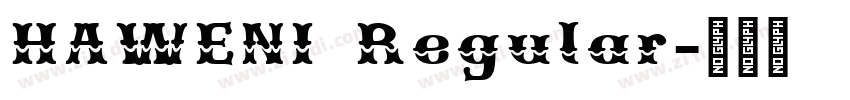 HAWENI Regular字体转换